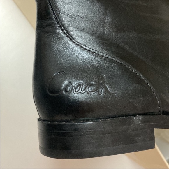 Authentic BNIB Coach Leather Boots - Picture 2 of 5